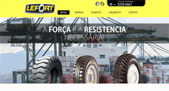 Desktop Screenshot of pneuslefort.com.br