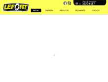 Tablet Screenshot of pneuslefort.com.br